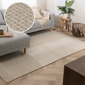 Tapis en laine - Bliss Crème/Blanc