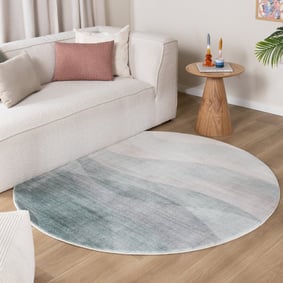 Tapis rond moderne - Field Vert