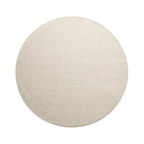 Tapis en laine rond - Bliss Crème/Blanc - product