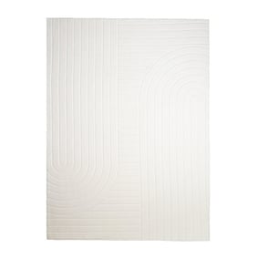 Tapis moderne intérieur et extérieur - Charm Arches Blanc - product