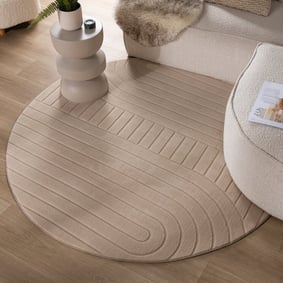 Tapis marbré - Charm Arches Beige