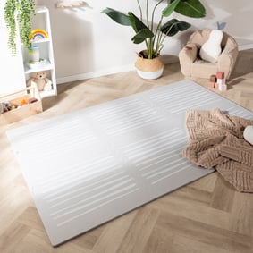 Tapis pour chambre d'enfants - Alfie Stripes Gris