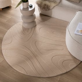 Tapis marbré - Charm Shapes Beige