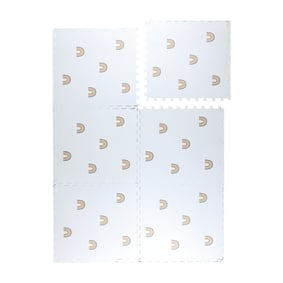 Tapis pour chambre d'enfants - Alfie Rainbow Blanc - product