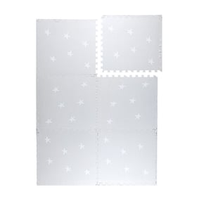 Tapis pour chambre d'enfants - Alfie Stars Gris - product