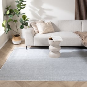 Tapis à poils courts - Lykke Bleu Clair