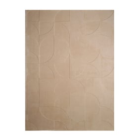 Tapis moderne intérieur et extérieur - Charm Circles Beige - product