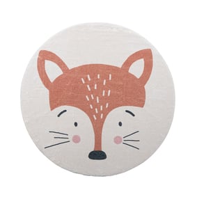 Tapis rond rétro - Sammy Fox Orange - product
