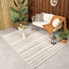 Tapis scandinave rond - Torres Sable/Mélangé