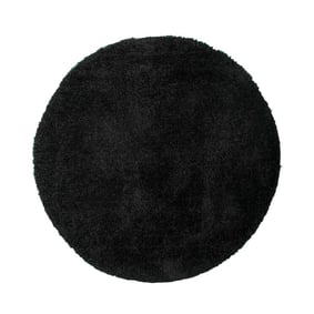 Tapis shaggy ovale - Blaze Noir - product