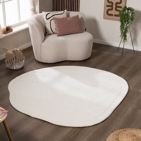 Tapis organique - Halo Stone Crème