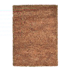 Tapis en laine à poils longs - Elin Rouge/Terracotta - product