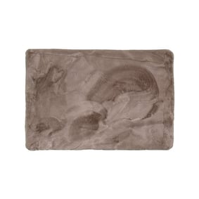 Tapis d'extérieur rond à fleurs - Cody Taupe