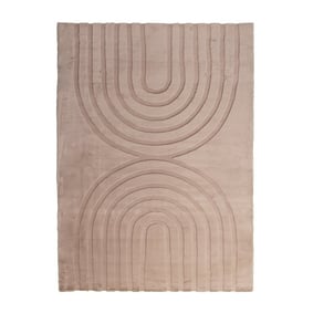 Tapis doux à poils longs - Carvy Arches Taupe - product