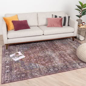 Tapis vintage - Lugan Bordeaux