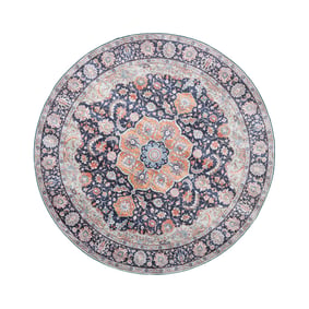 Tapis rond vintage - Imagine Medallion Bleu - sfeer