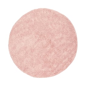 Tapis rond à poils longs - Lofty Rose - sfeer