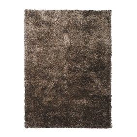 Tapis shaggy rond - Grace Gris - product