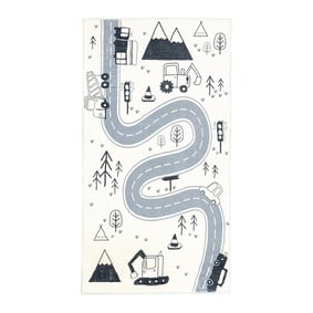 Tapis de Couloir vintage - Dex Road Noir - product