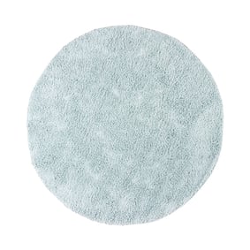 Tapis rond à poils longs - Lofty Bleu Clair - sfeer