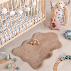 Tapis enfant - Huggy Sheep Taupe