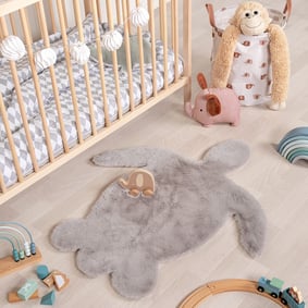 Tapis enfant - Huggy Turtle Gris