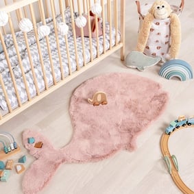 Tapis enfant - Huggy Whale Rose