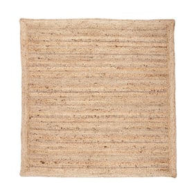 Tapis en jute - Fair Carré Naturel - sfeer