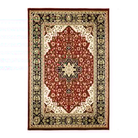 Plaid lavable - Rezah Medaillon Rouge - product