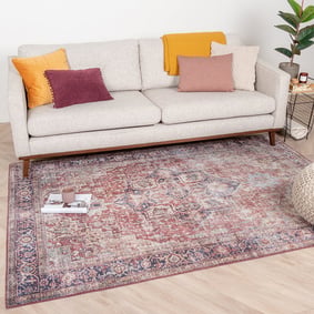 Tapis vintage - Lugan Rouge