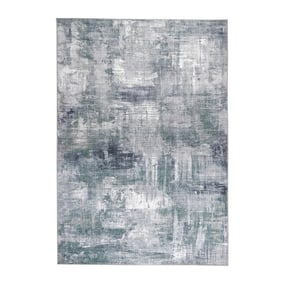Tapis moderne - Strength Gris/Vert - sfeer