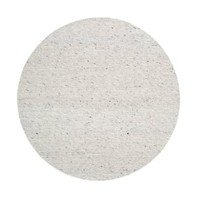 Tapis en laine rond - Feline Gris/Chiné - sfeer