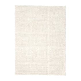 Tapis moderne intérieur et extérieur - Lova Maze Crème - product