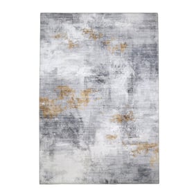 Tapis moderne - Strong Gris/Jaune - product