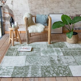 Tapis patchwork - Dreams Vert