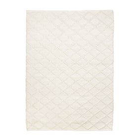 Tapis en laine tressée - Knit Crème - sfeer