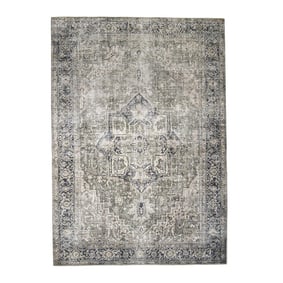 Tapis vintage - Lugan Vert/Gris - product