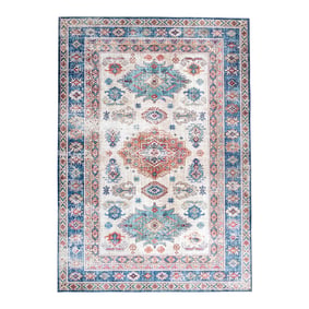 Tapis vintage - Azara Yasmin Bleu Clair - sfeer