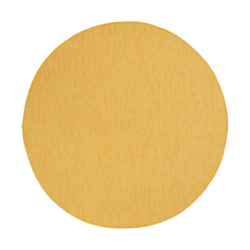 Tapis d'extérieur rond - Costa Jaune Ocre - product