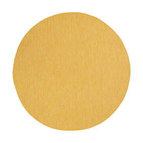 Tapis d'extérieur rond - Costa Jaune Ocre - sfeer
