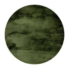Tapis rond à poils longs - Comfy Supreme Vert - product