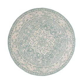Tapis vintage rond - Wonder Oriental Vert - product