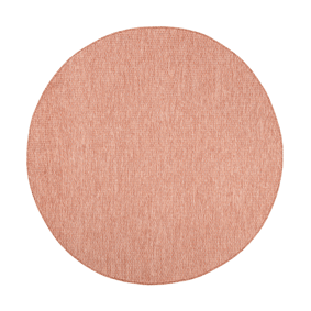 Tapis d'extérieur rond - Costa Terracotta - sfeer