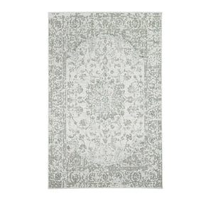 Tapis ovale à poils longs - Victoria Oriental Vert - product