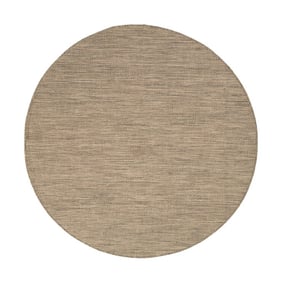 Tapis d'extérieur rond - Malta Melange Naturel - product