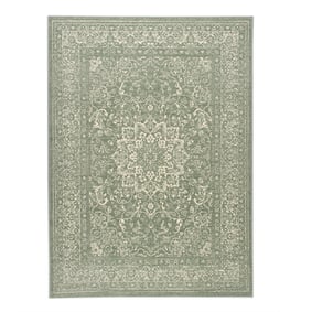 Tapis vintage - Wonder Oriental Vert - sfeer