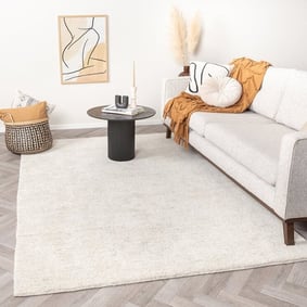 Tapis rond berbère - Aicha Beige