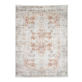 Tapis lavable - Nova Medallion Gris Clair - sfeer