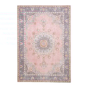 Tapis vintage - Lily Medaillon Rose - product