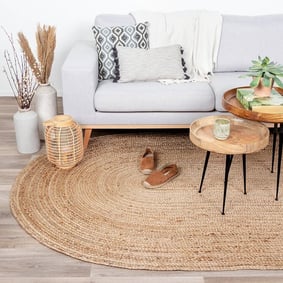Tapis en jute - Fair Ovale Naturel
